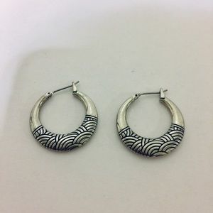 DECORATED HOOP EARRINGS